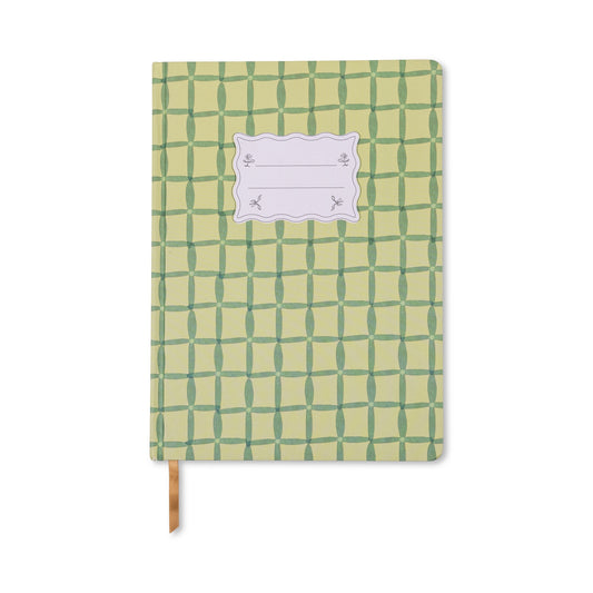 MIX CREDIT JUMBO JOURNAL- GREEN LATTICE