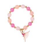 Ballerina Pink Bead Bracelet