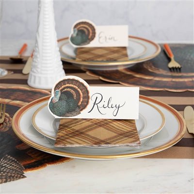 Heritage Turkey Place Card - Pack of 12