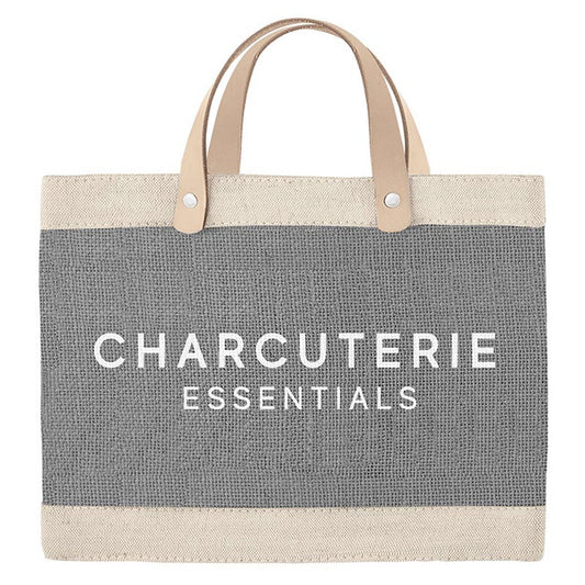 Charcuterie Essentials  Mini Grey Market Tote -