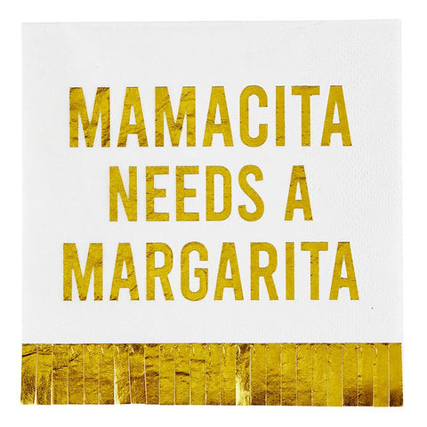 Mamacita Needs a Margarita - Cocktail Napkins