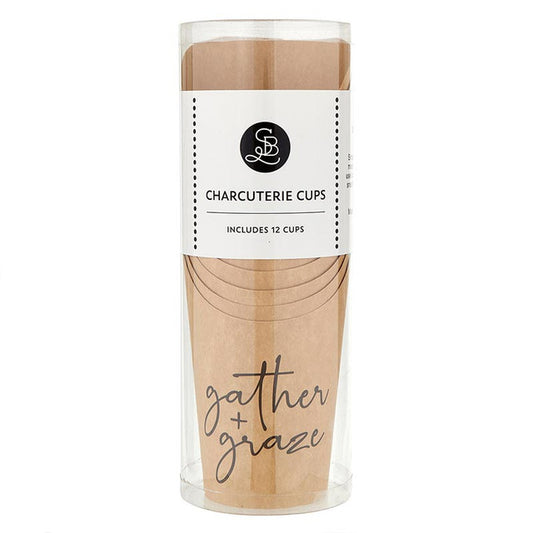 Paper Charcuterie Cups - Set of 12