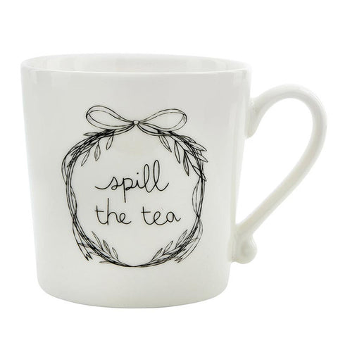 Spill The Tea Ceramic Mugs