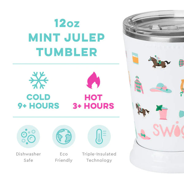 Swig Derby Day Mint Julep Tumbler (12oz)