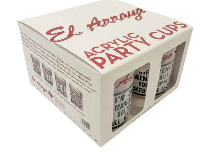 Acrylic Party Cups - Set of 4