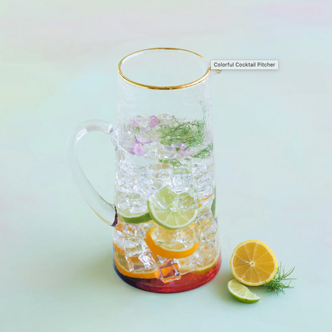 COLORFUL COCKTAIL PITCHER