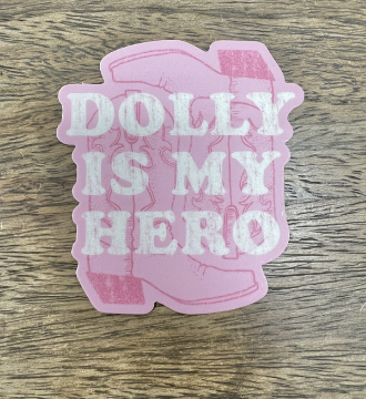 Dolly is My Hero Sticker