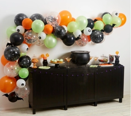 BATS HALLOWEEN BALLOON GARLAND