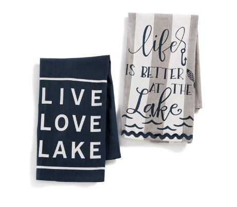 Lake Tea towels