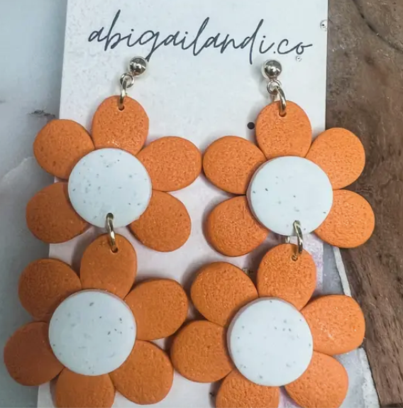 Tennessee Orange Earrings