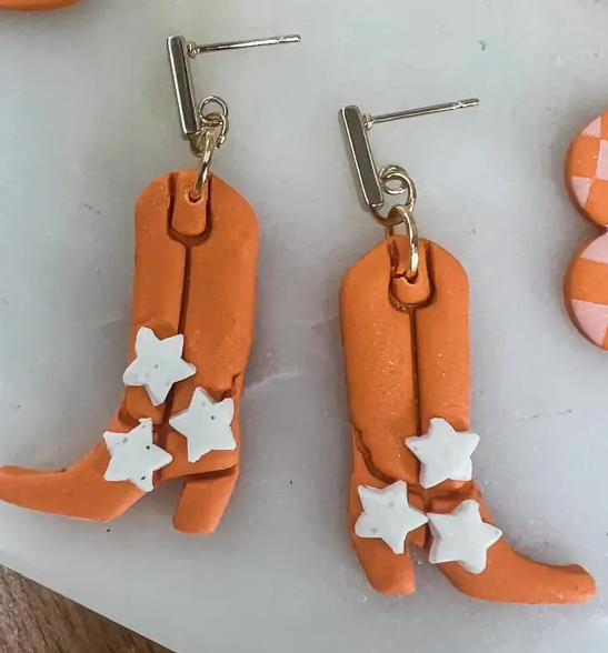 Tennessee Orange Earrings