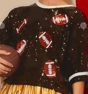 Sequin FootBall Top