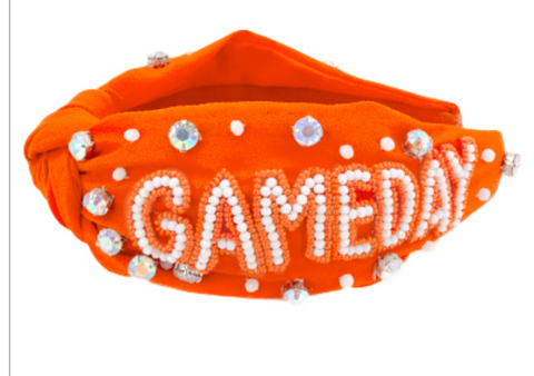 Gameday/ Football Beaded Headbands