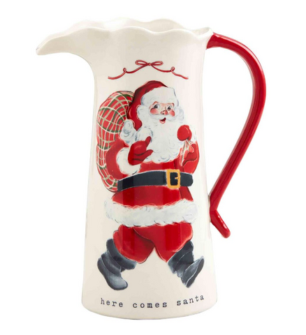 Vintage Santa Pitcher