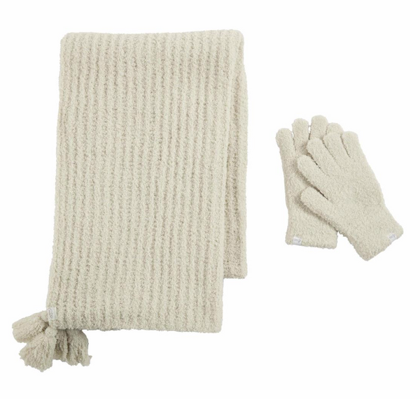 CHENILLE GLOVE AND SCARF