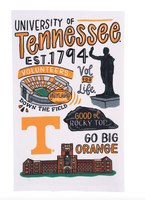 University of Tennessee Tea Towel