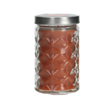 Harvest Pumpkin Clear Glass Votive