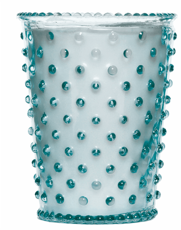 Blue Agave Hobnail Candle