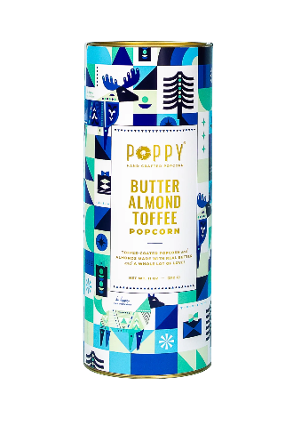 Butter Almond Toffee Holiday Cylinder