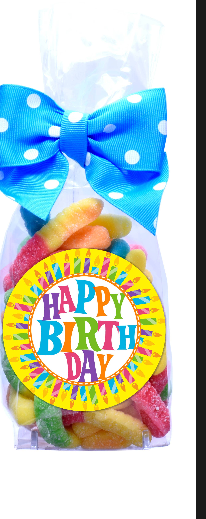 Happy Birthday Candy Treat Bags