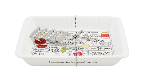 LASAGNA RECIPE BAKER SET