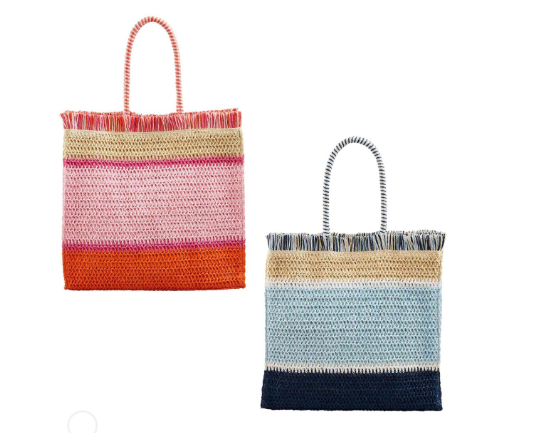 BRIGHT FRINGE TOTES