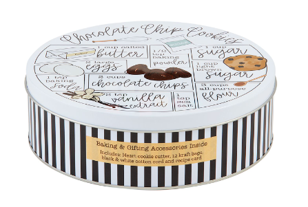 CHOCOLATE CHIP COOKIE RECIPE TIN SET
