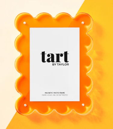 Neon Orange Acrylic Picture Frame
