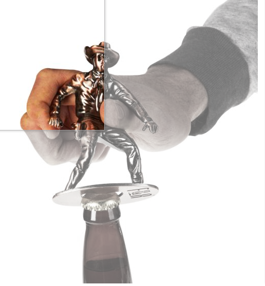 Cowboy Bottle Opener
