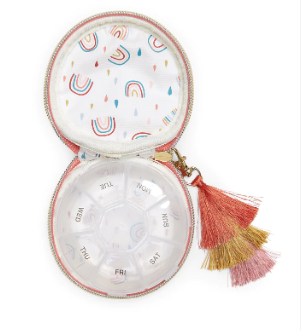 Blue Chill Pill Travel Holder