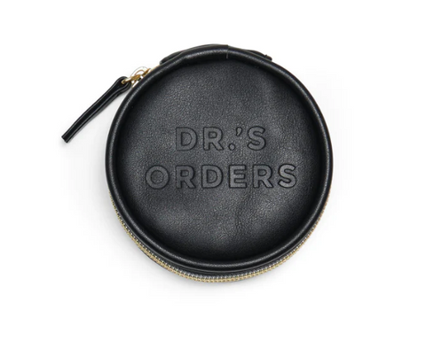 "Dr.'s Orders" Travel Pill Case with Tassel