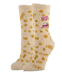 Women's Crew Socks - Fluffy Birthday