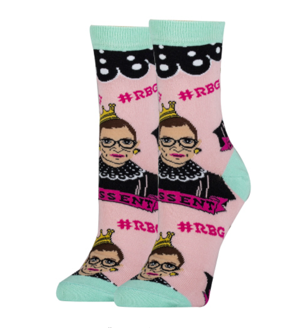 Women's Crew Socks - #RBG