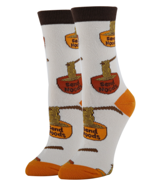 Women's Crew Socks - Send Noods