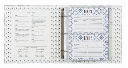 TRUE BLUE POCKET PAGE RECIPE BOOK