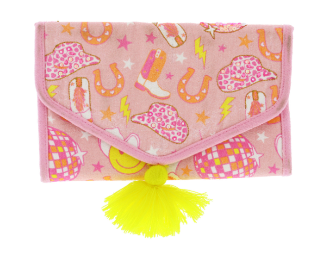 PINK DISCO COWGIRL JEWELRY ORGANIZER