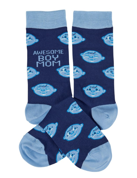 Awesome Boy Mom socks