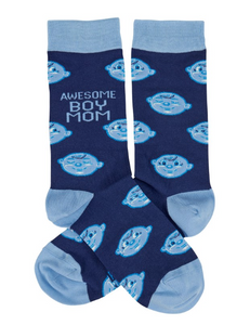 Awesome Boy Mom Socks