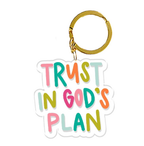 Acrylic Keychain - Trust in God's Plan