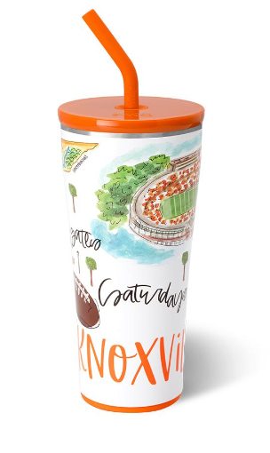 Saturdays In Knoxville Straw Tumbler (32oz)