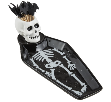 SKELETON TRAY & TOOTHPICK SET