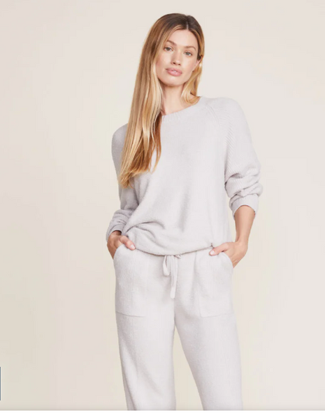 CozyChic Lite® Rib Blocked Pant- Silver