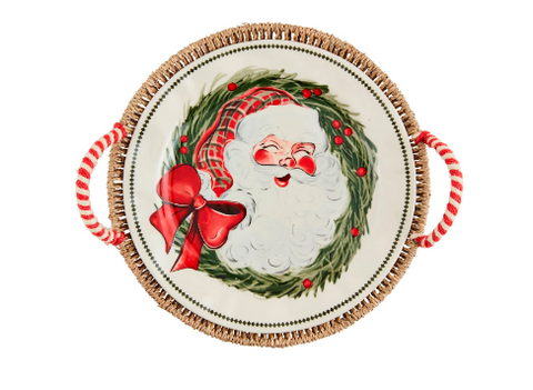 Santa Platter & Basket Set