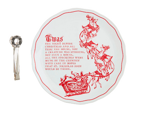 Twas The Night Before Christmas Platter Set