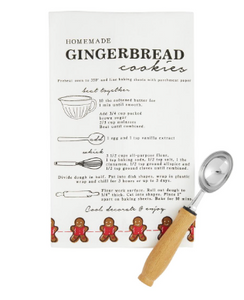 Gingerbread Recipe Towel Set