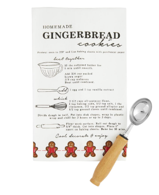 Gingerbread Recipe Towel Set