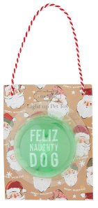 Feliz Naughty Dog Light Up Ball Toy