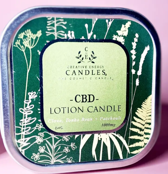 CBD Lotion Candles from Creative Energy Candles