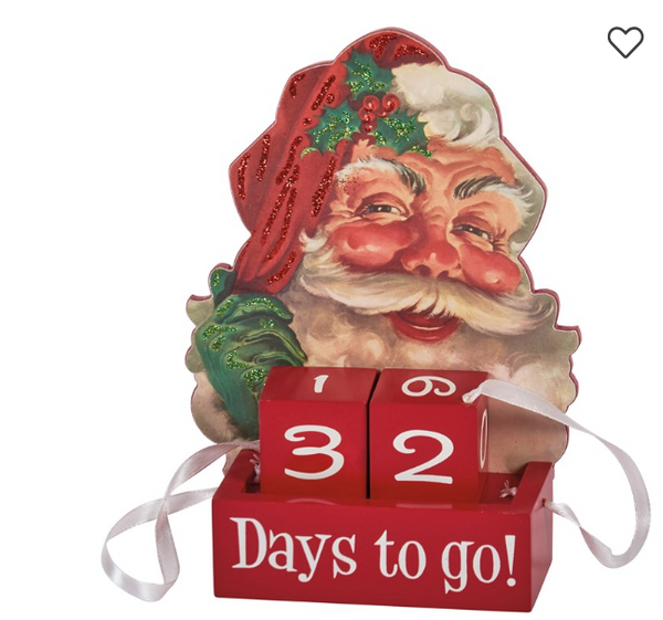 Santa Days To Go Block Countdown