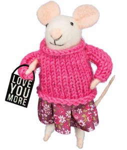 Love You More Mouse Critter